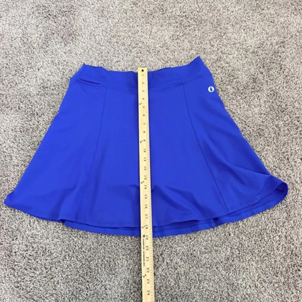Dona Jo Skort 3 Royal Blue Knee Length Athletic Athleisure Golf Women's XL‎